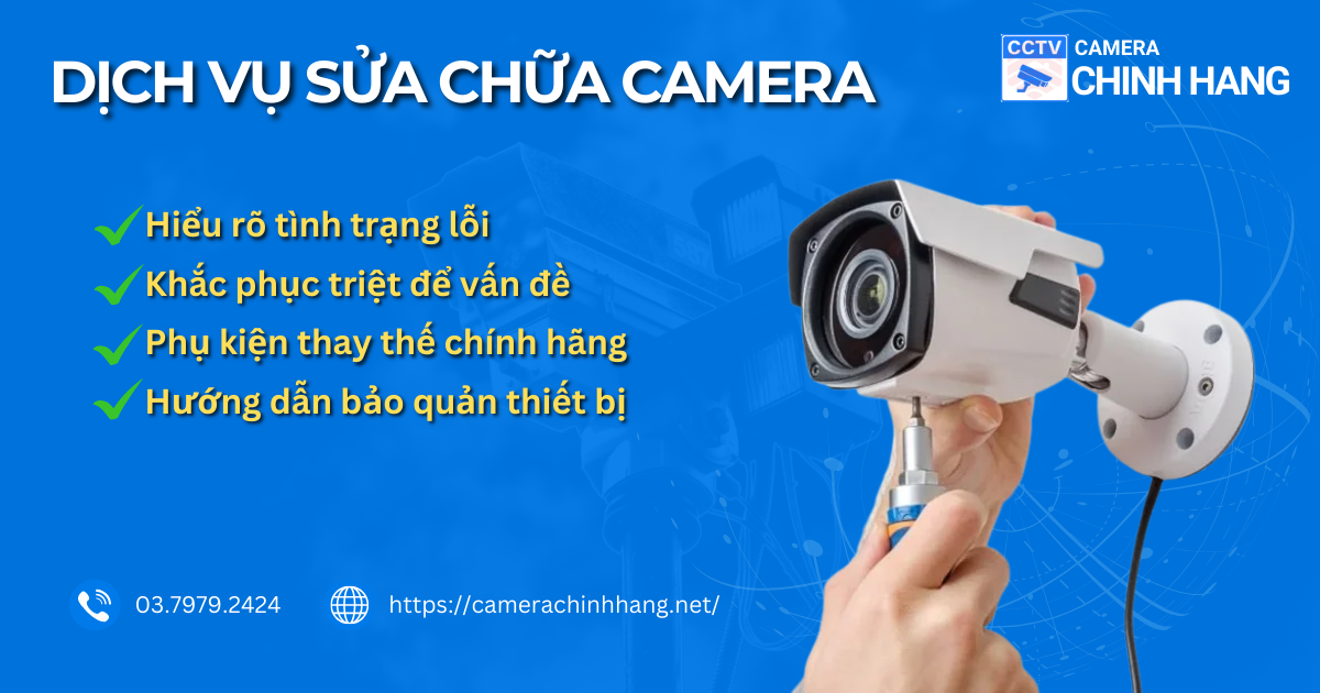 dịch vụ sửa chữa camera